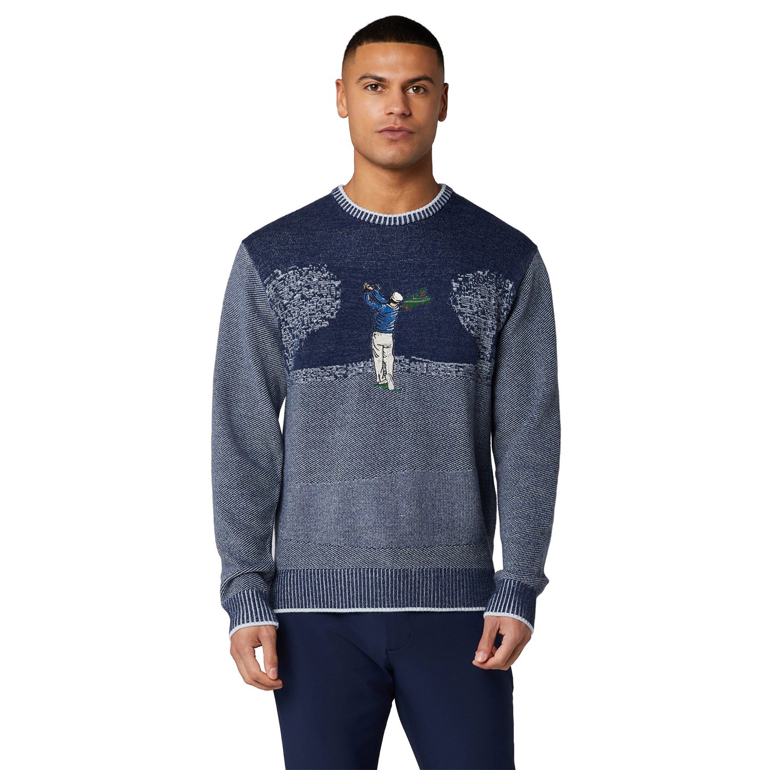 OP Ls Golf Tournament Jacquard Sweater Original Penguin OP Ls Golf Tournament Jacquard Sweater Original Penguin