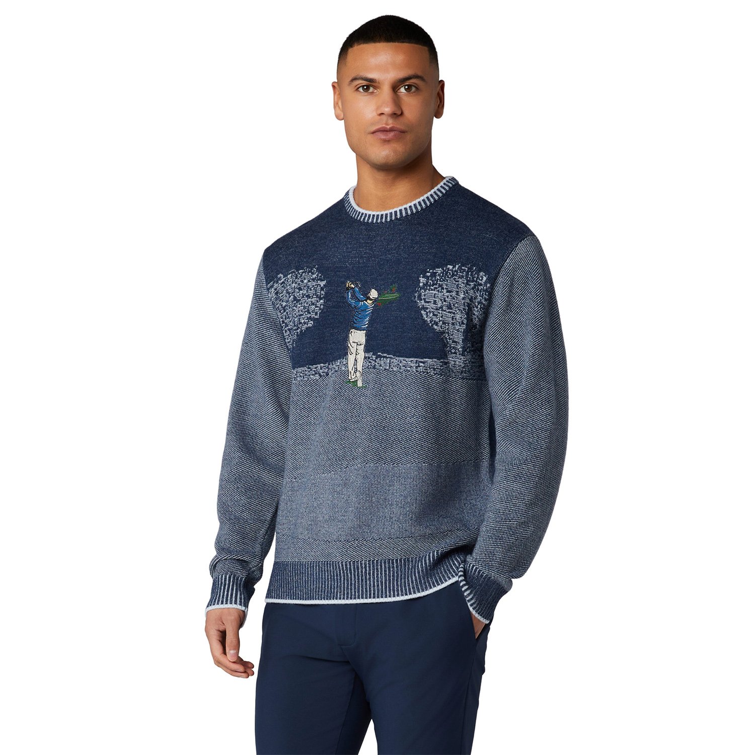 OP Ls Golf Tournament Jacquard Sweater Original Penguin OP Ls Golf Tournament Jacquard Sweater Original Penguin