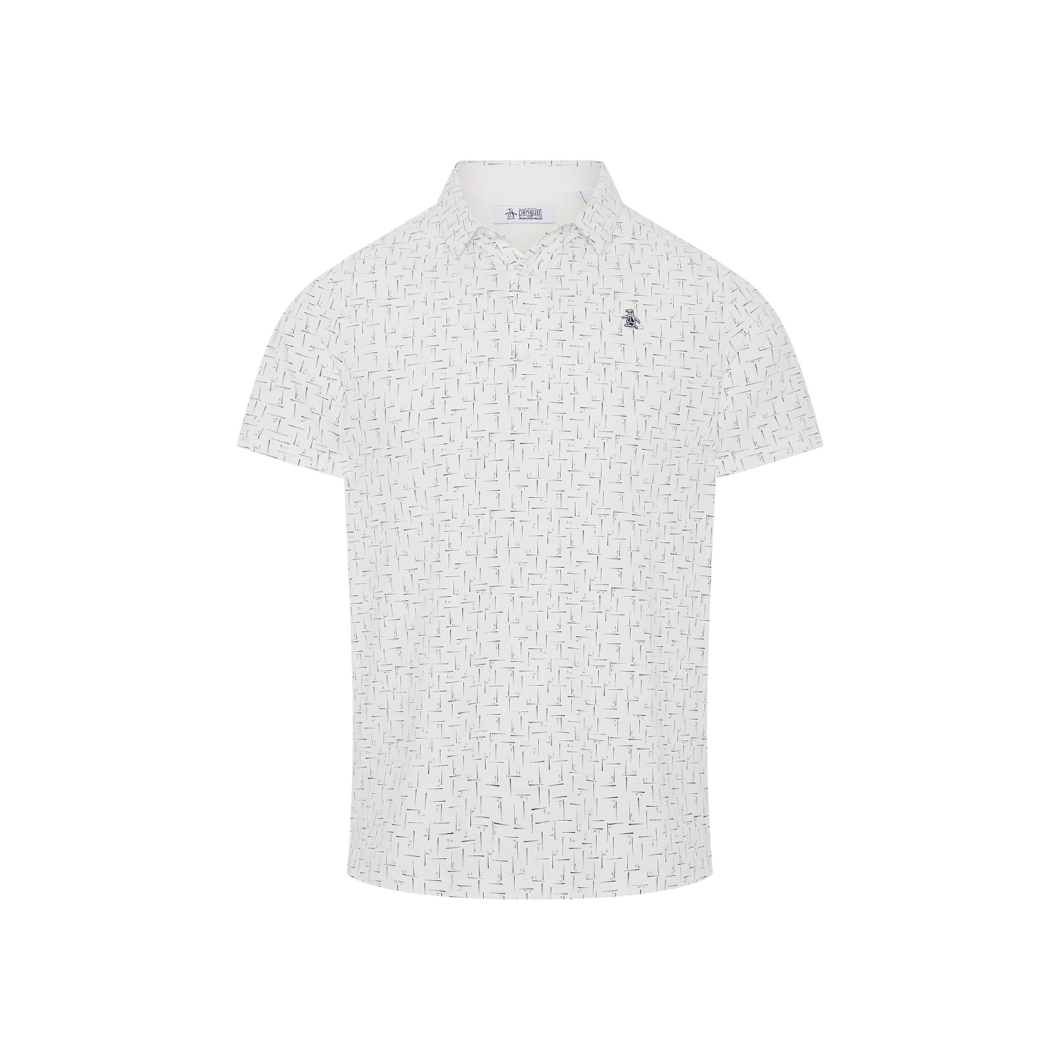 Original Penguin OP Archives Flag Printed Polo Shirt