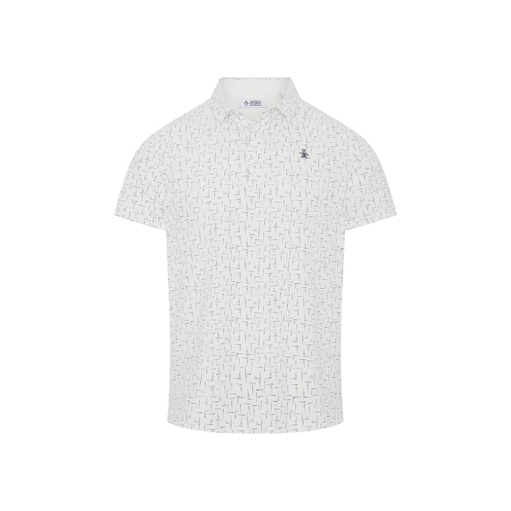 OP Archives Golf Flag Printed Polo Original Penguin