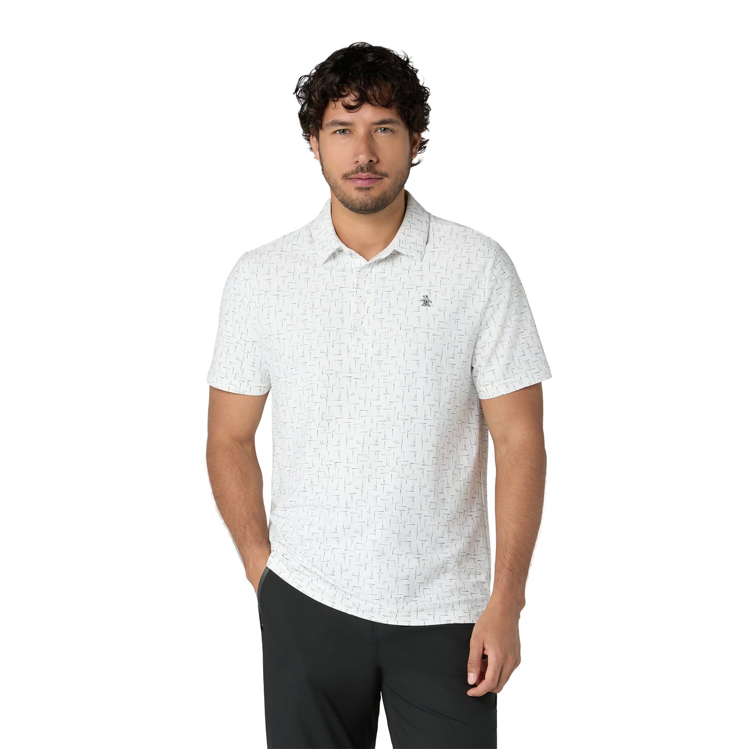 OP Archives Golf Flag Printed Polo Original Penguin OP Archives Golf Flag Printed Polo Original Penguin
