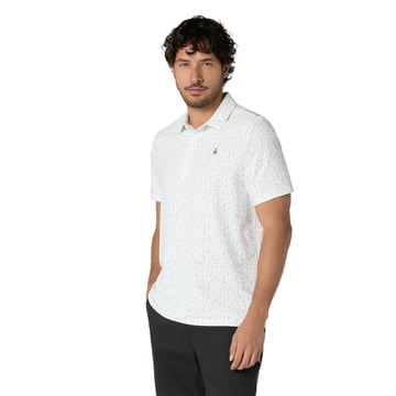 OP Archives Golf Flag Printed Polo Original Penguin