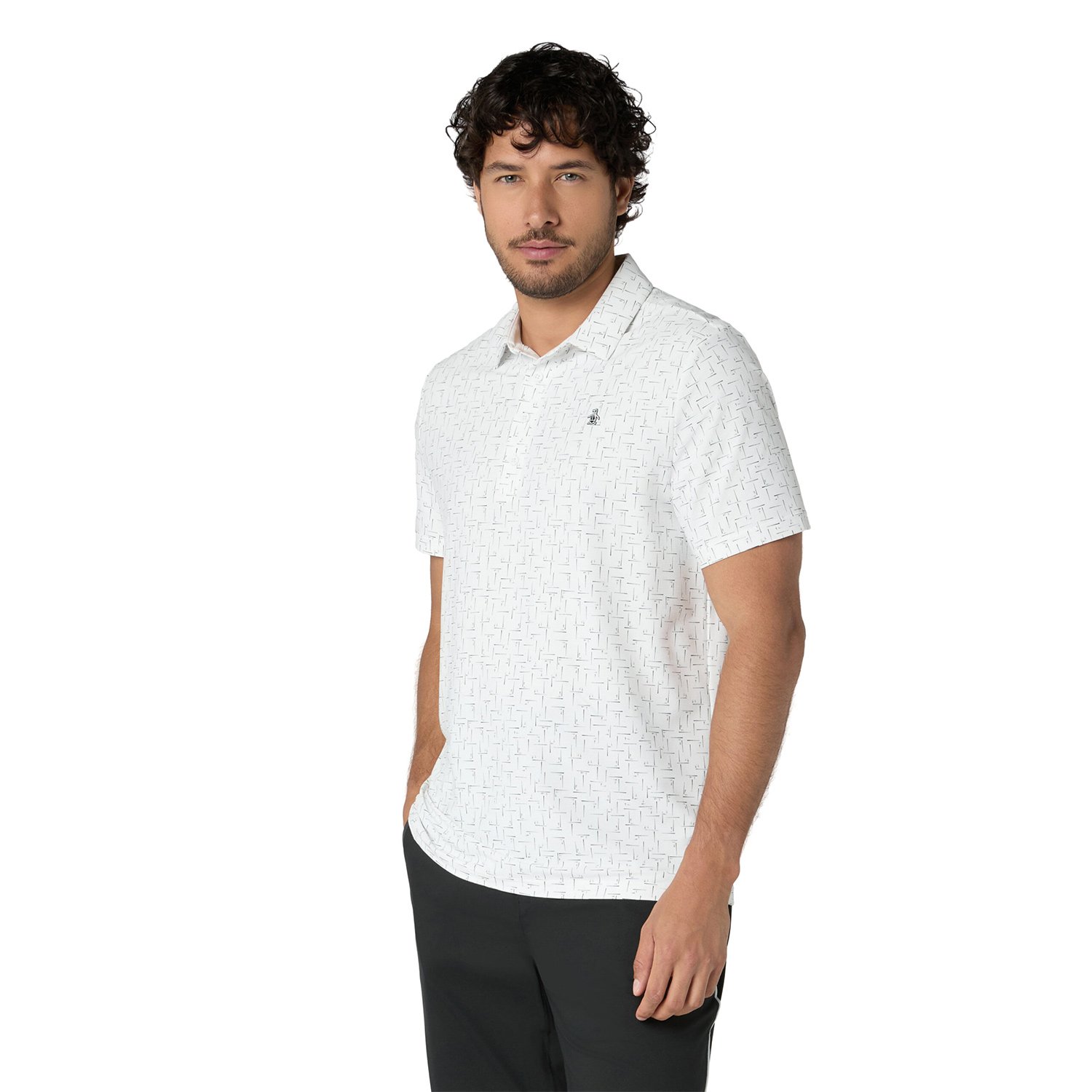 OP Archives Golf Flag Printed Polo Original Penguin OP Archives Golf Flag Printed Polo Original Penguin
