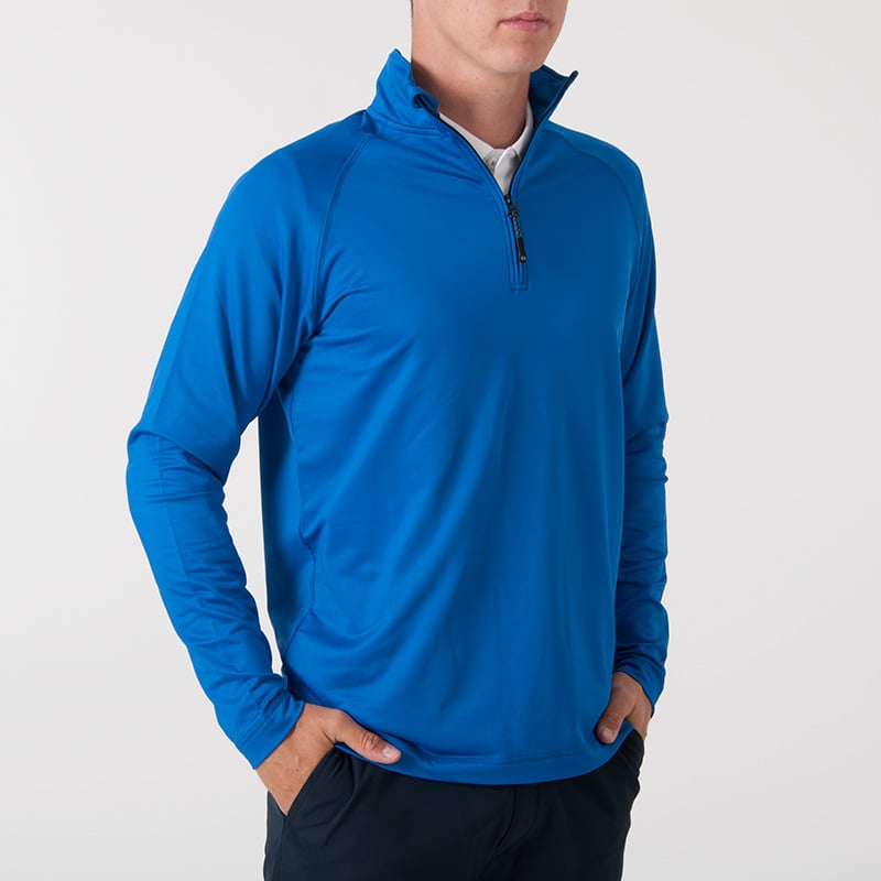 Coos Bay Half-Zip Blå