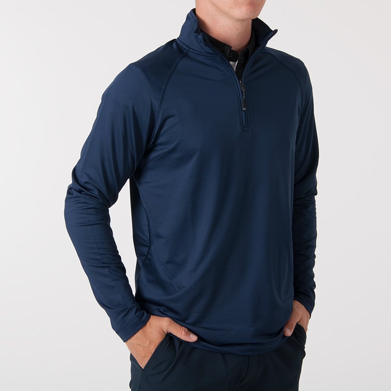 Coos Bay Half-Zip Blue