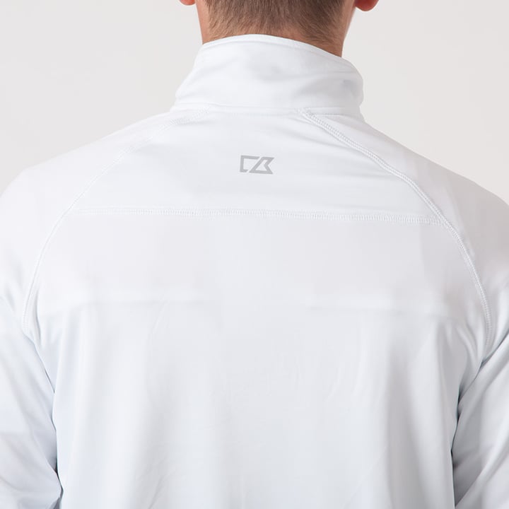 Coos Bay Half-Zip White Cutter & Buck