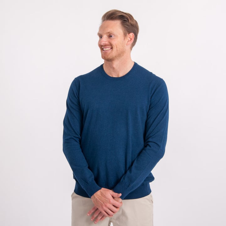 Oakville Crewneck Blau Cutter & Buck