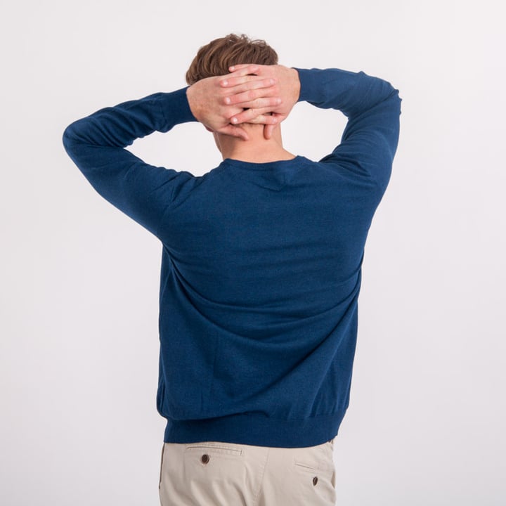 Oakville Crewneck Blau Cutter & Buck