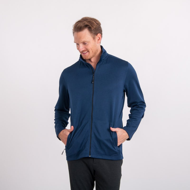 Twin Lake Full Zip Blå