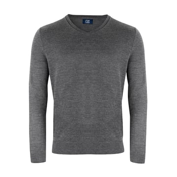 Vernon V-Neck Merino Grau Cutter & Buck