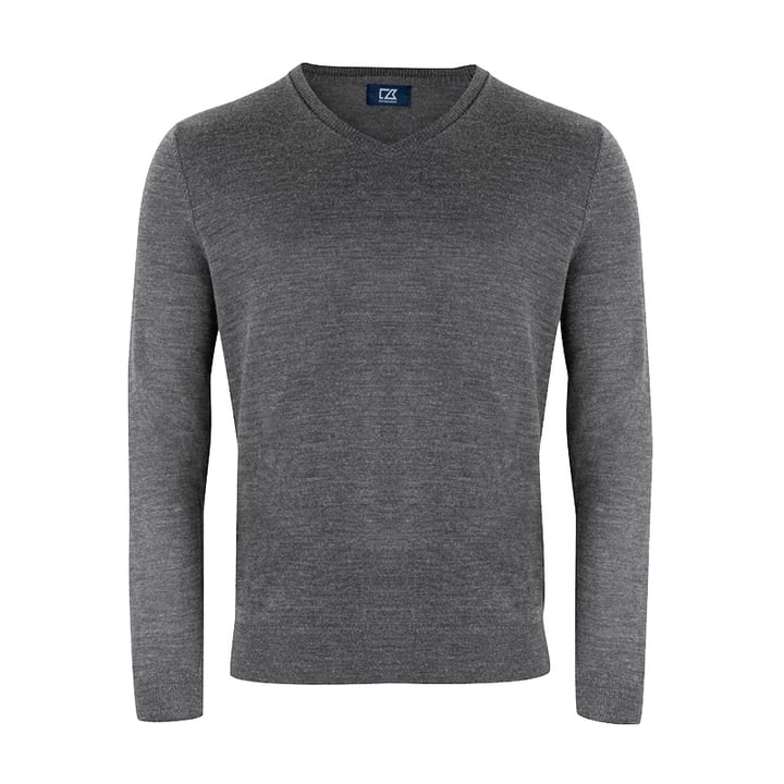 Vernon V-Neck Merino Gris Cutter & Buck