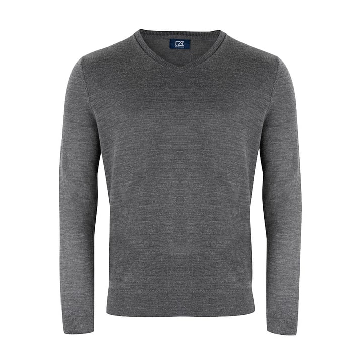 Vernon V-Neck Merino Harmaa Cutter & Buck Vernon V-Neck Merino Harmaa Cutter & Buck