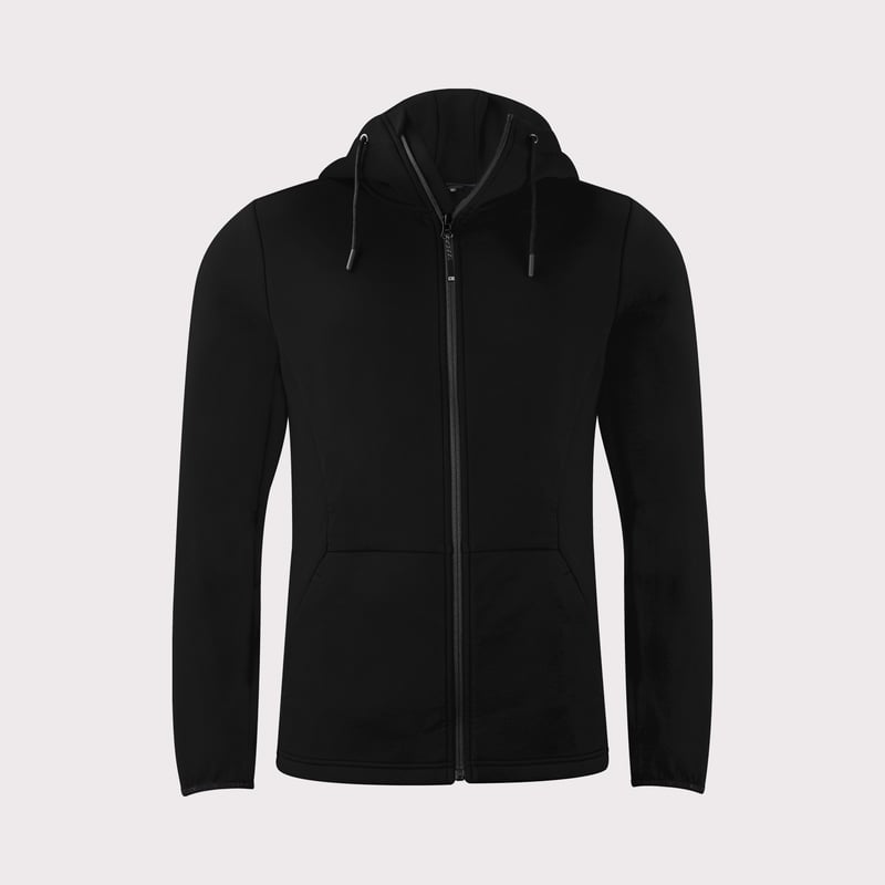 ★SURGERY★ TECHNICAL TRIPPLE ZIP HOOD JACKET BLACK Poly-Tech Zip Hood | Independent Trading Company