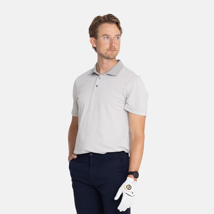 Virtue Polo Stripes Silber Cutter & Buck