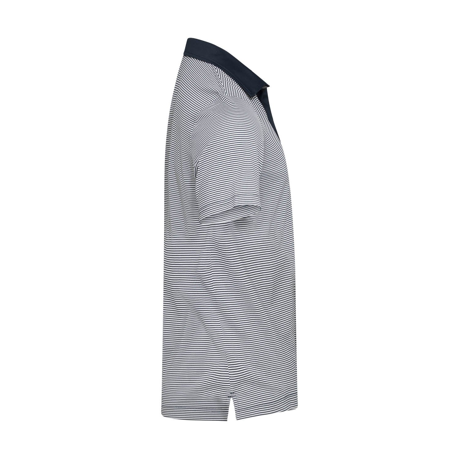 Virtue Polo Stripes Blue Cutter & Buck