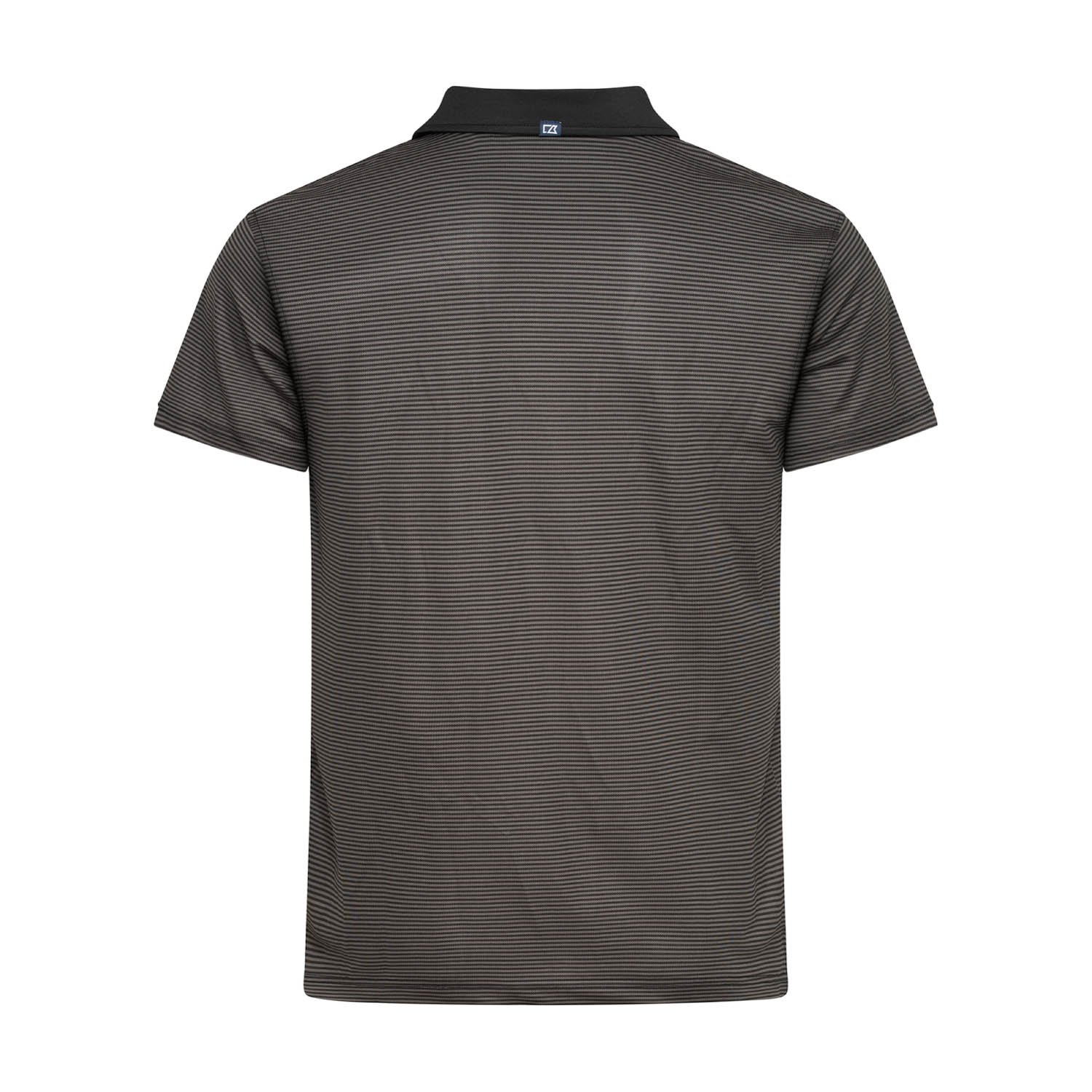 Virtue Polo Stripes Black Cutter & Buck