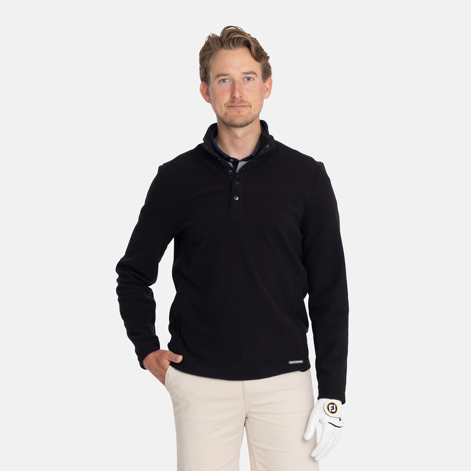 Hunts Point Fleece Svart Cutter & Buck