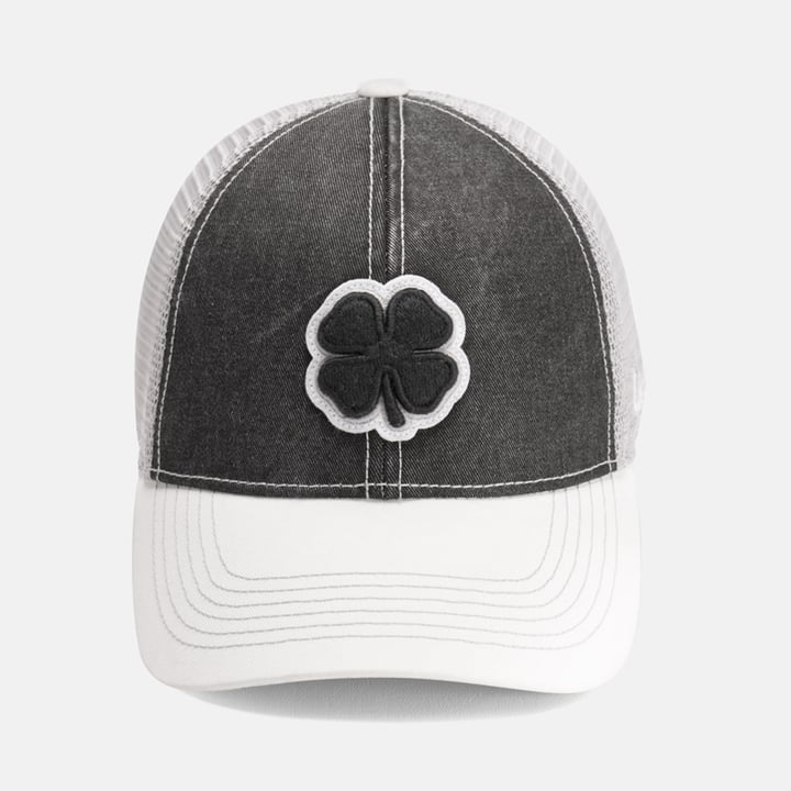 Two Tone Vintage Sort Hvid Black Clover