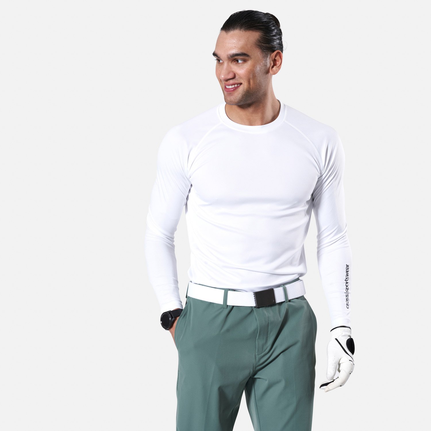 Armour Top Valkoinen Cross Sportswear
