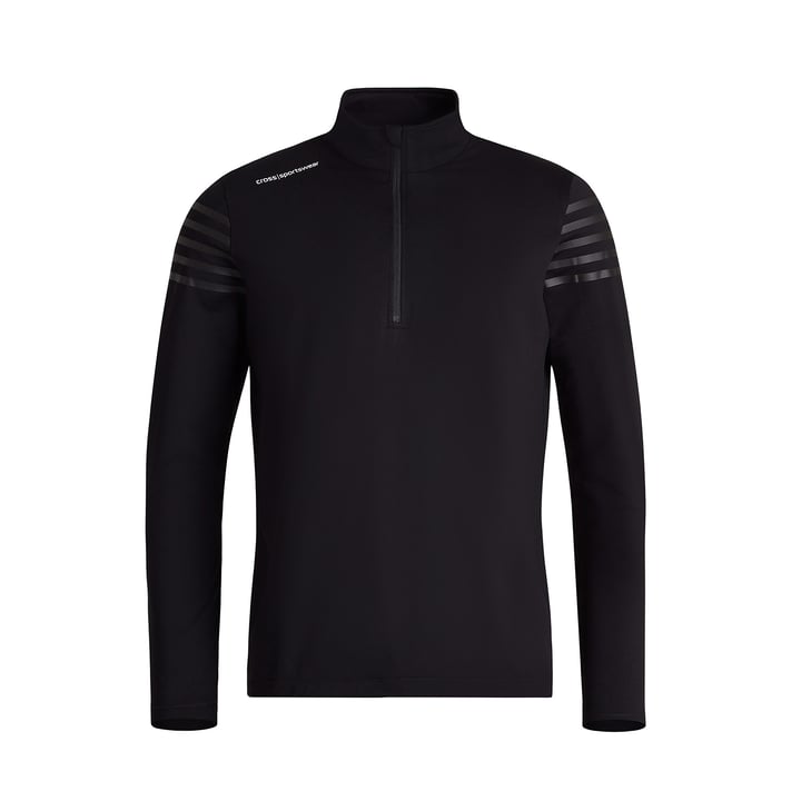 M Sporty Half Zip Le noir Cross Sportswear