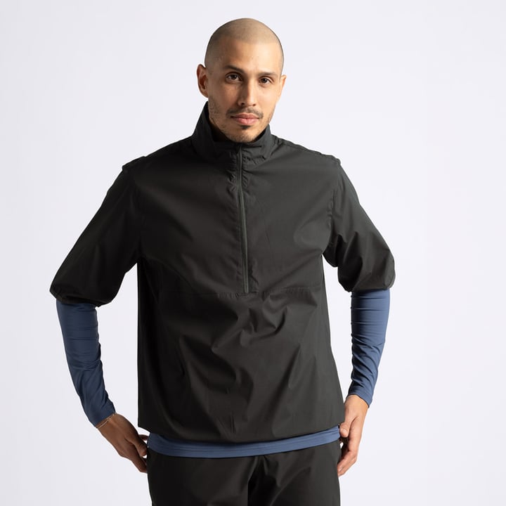 M Pine Windbreaker SS Black Cross Sportswear M Pine Windbreaker SS Black Cross Sportswear