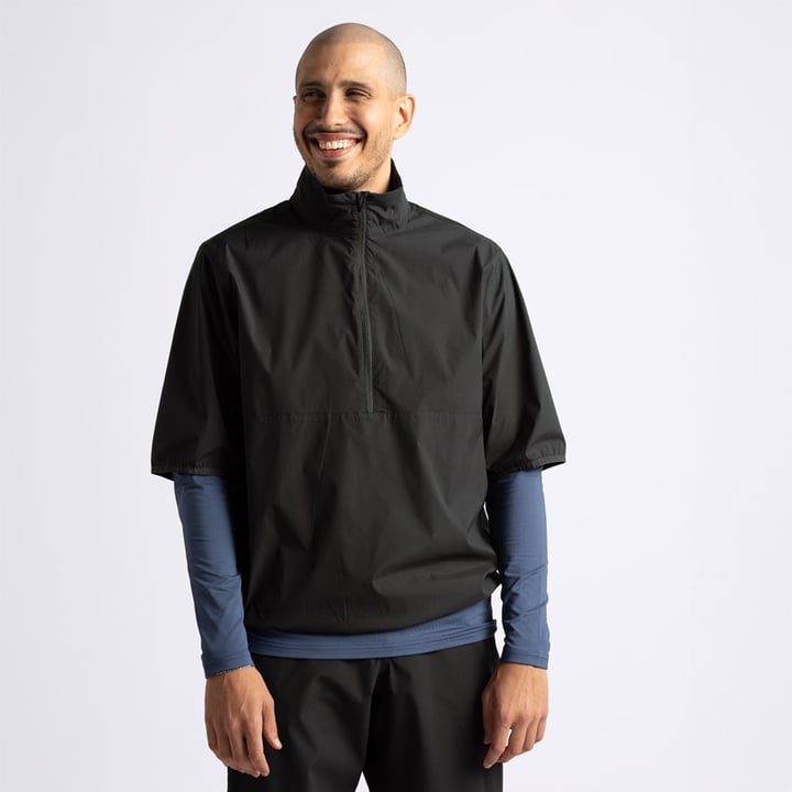 M Pine Windbreaker SS Black Cross Sportswear M Pine Windbreaker SS Black Cross Sportswear