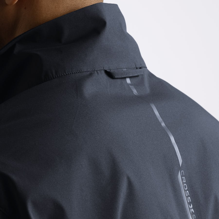 M Essex Windbreaker 1/4 Zip Blå Cross Sportswear