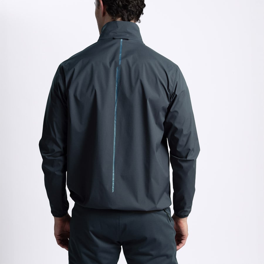 M Essex Windbreaker 1/4 Zip Blå Cross Sportswear