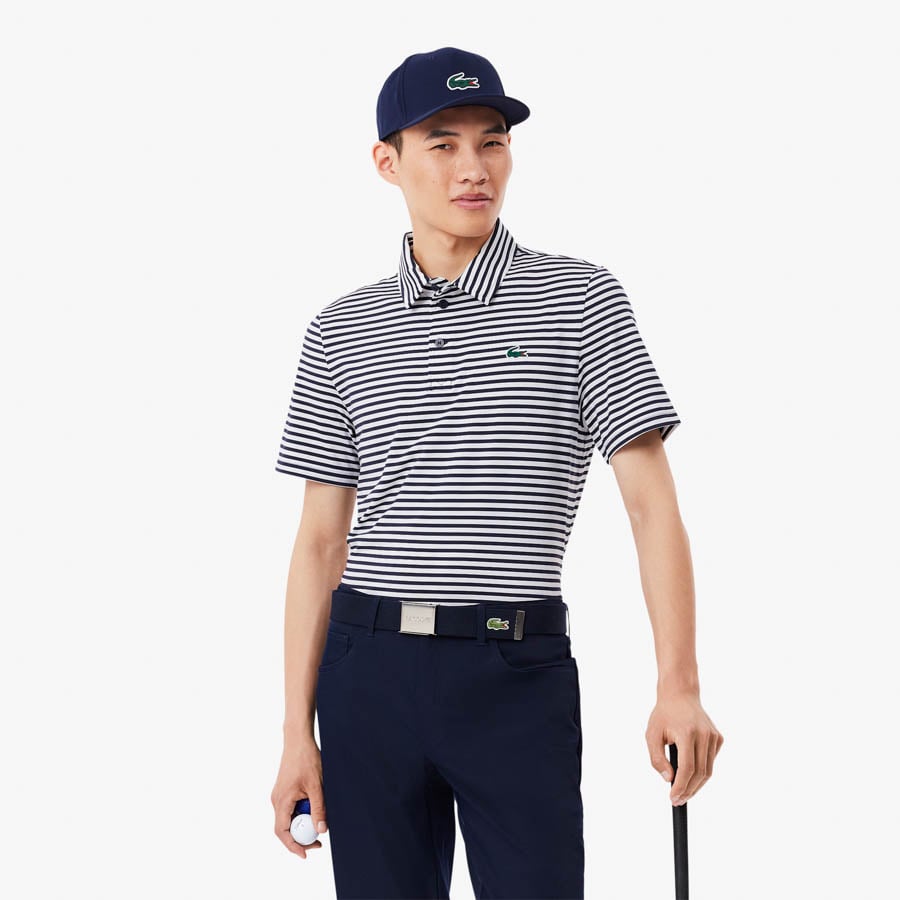 Thin Stripe Blå Hvid Lacoste