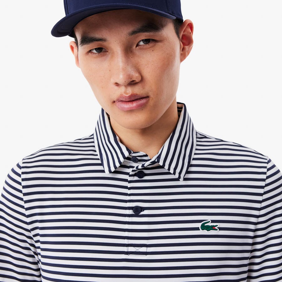 Thin Stripe Blå Hvid Lacoste