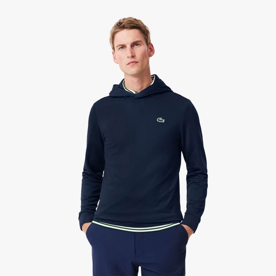 Hoodie Golf Blå Lacoste