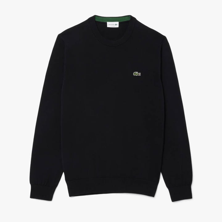 Classic Crew Neck AH1985 Svart Lacoste Classic Crew Neck AH1985 Svart Lacoste