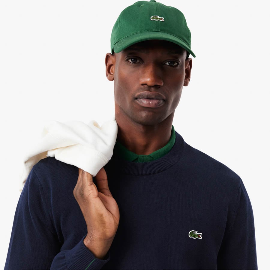 Classic Crew Neck Blå Lacoste