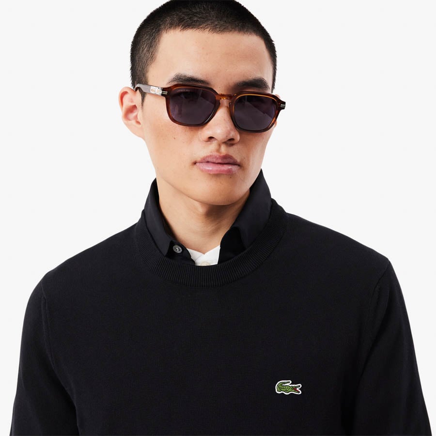 Classic Crew Neck Sort Lacoste