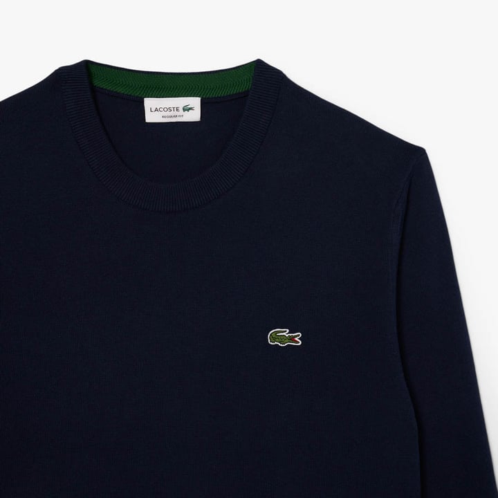 Classic Crew Neck AH1985 Blå Lacoste Classic Crew Neck AH1985 Blå Lacoste