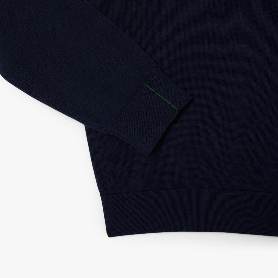 Classic Crew Neck Blå Lacoste