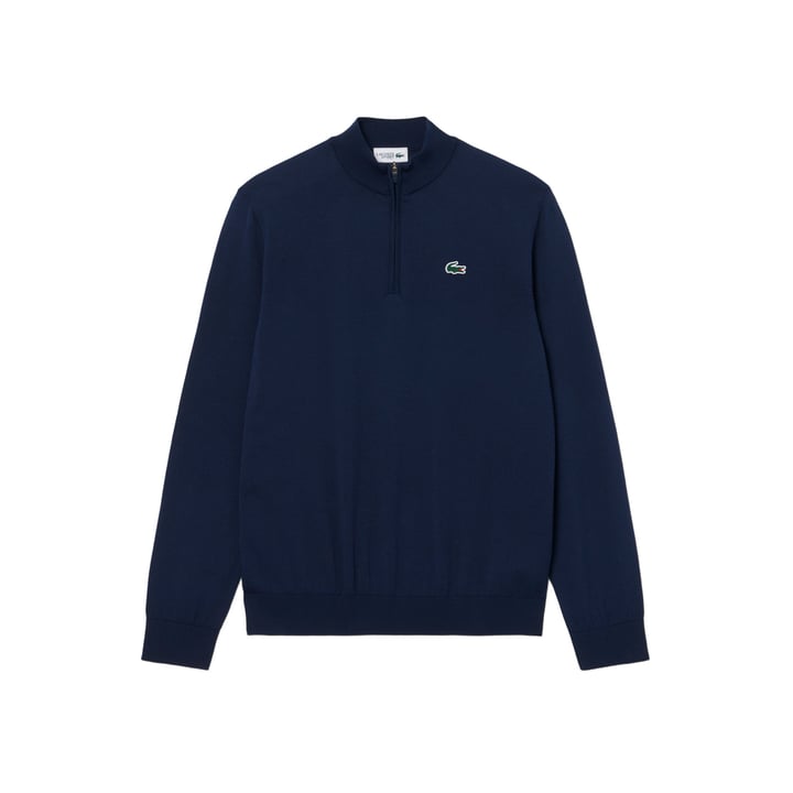 Performance 1/4 Zip Windstopper Blå Lacoste