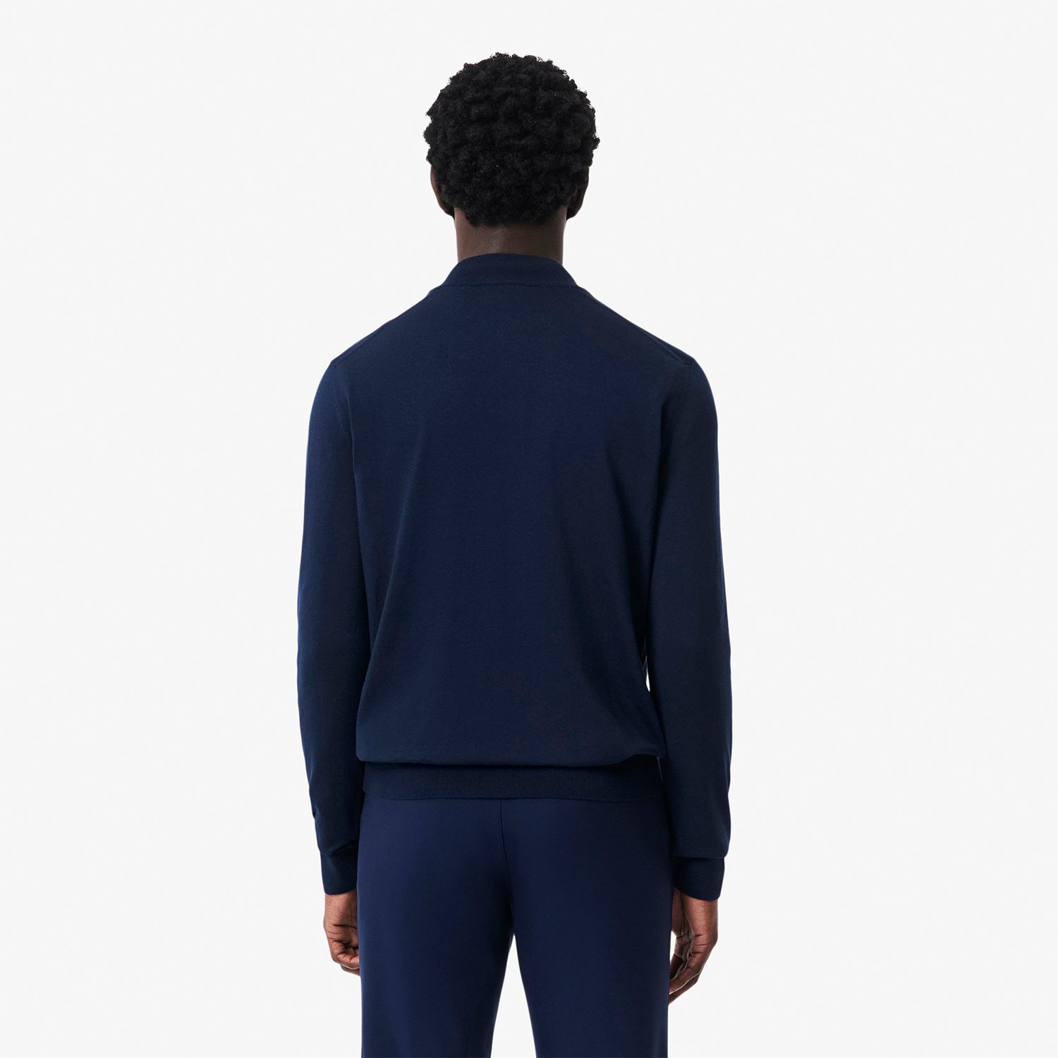 Performance 1/4 Zip Windstopper Blå Lacoste