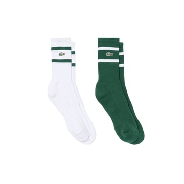 Heritage Socks 2-Pack Grön Vit Lacoste