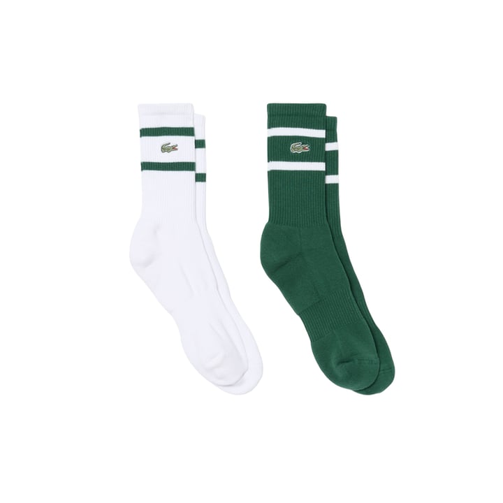 Heritage Socks 2-Pack Grön Vit Lacoste