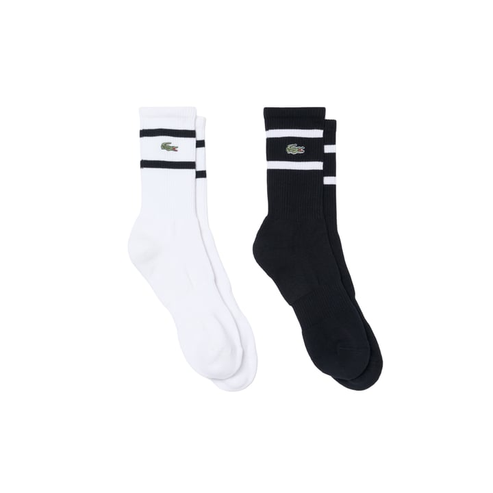 Heritage Socks 2-Pack Svart Vit Lacoste