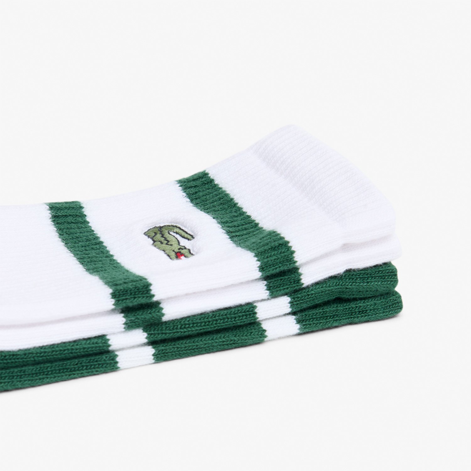Heritage Socks 2-Pack Grön Vit Lacoste Heritage Socks 2-Pack Grön Vit Lacoste