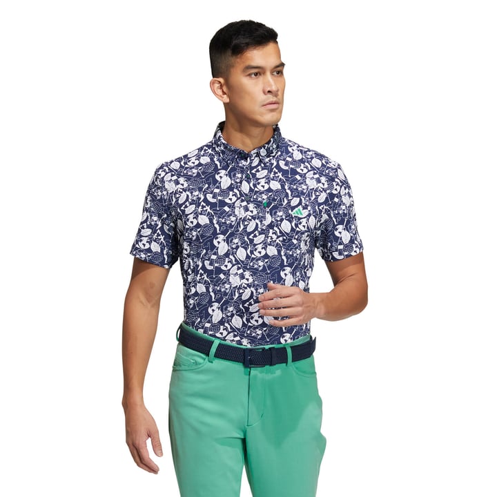 PG SS Gr Polo Blå Adidas