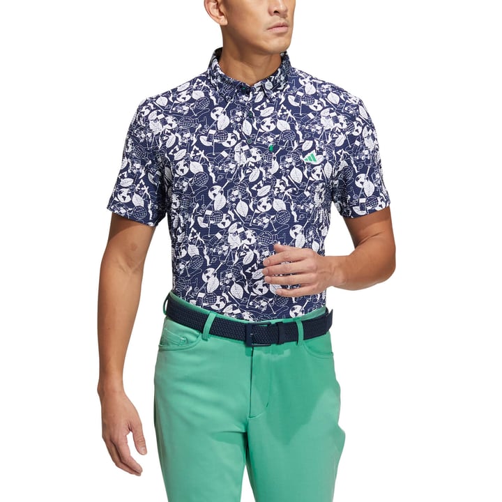PG SS Gr Polo Blå Adidas