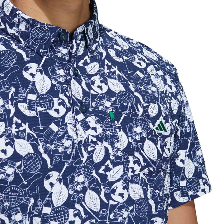 PG SS Gr Polo Blå Adidas