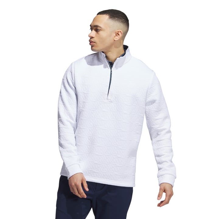 Dwr 1/4 Zip Hvid Adidas