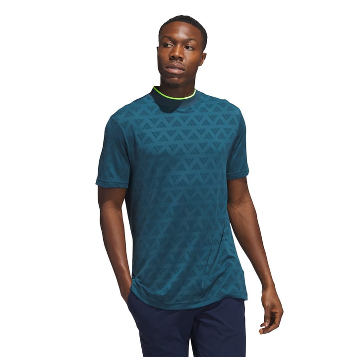 Mock Jacquard Polo Adidas