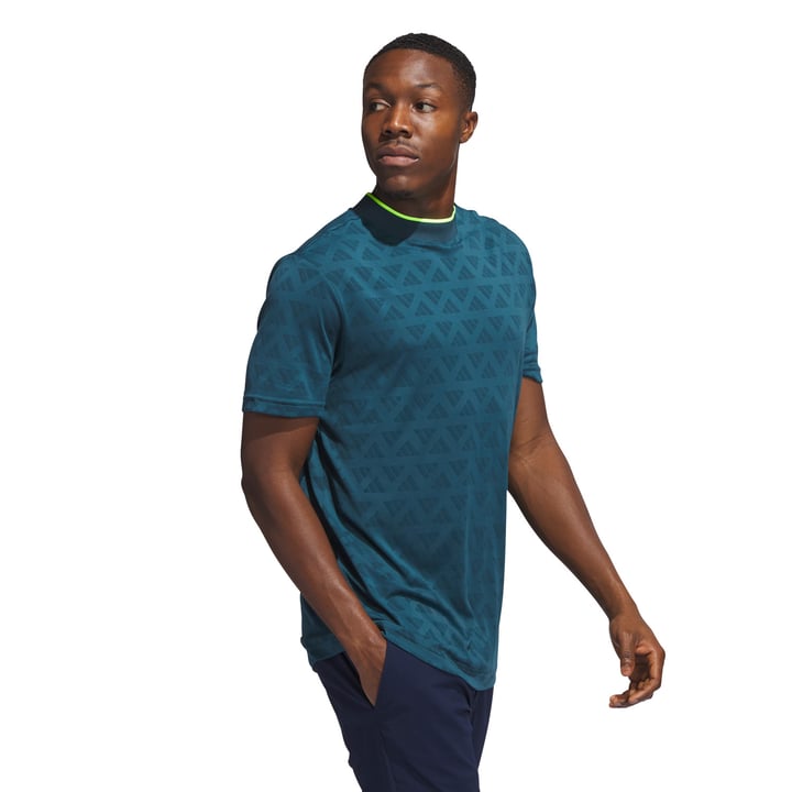 Mock Jacquard Polo Adidas