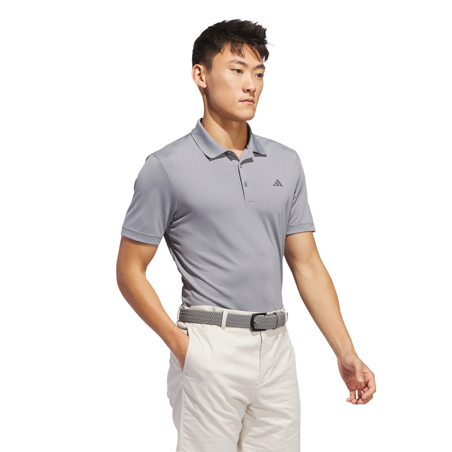 Adi Performance Polo Shirt Gray Adidas