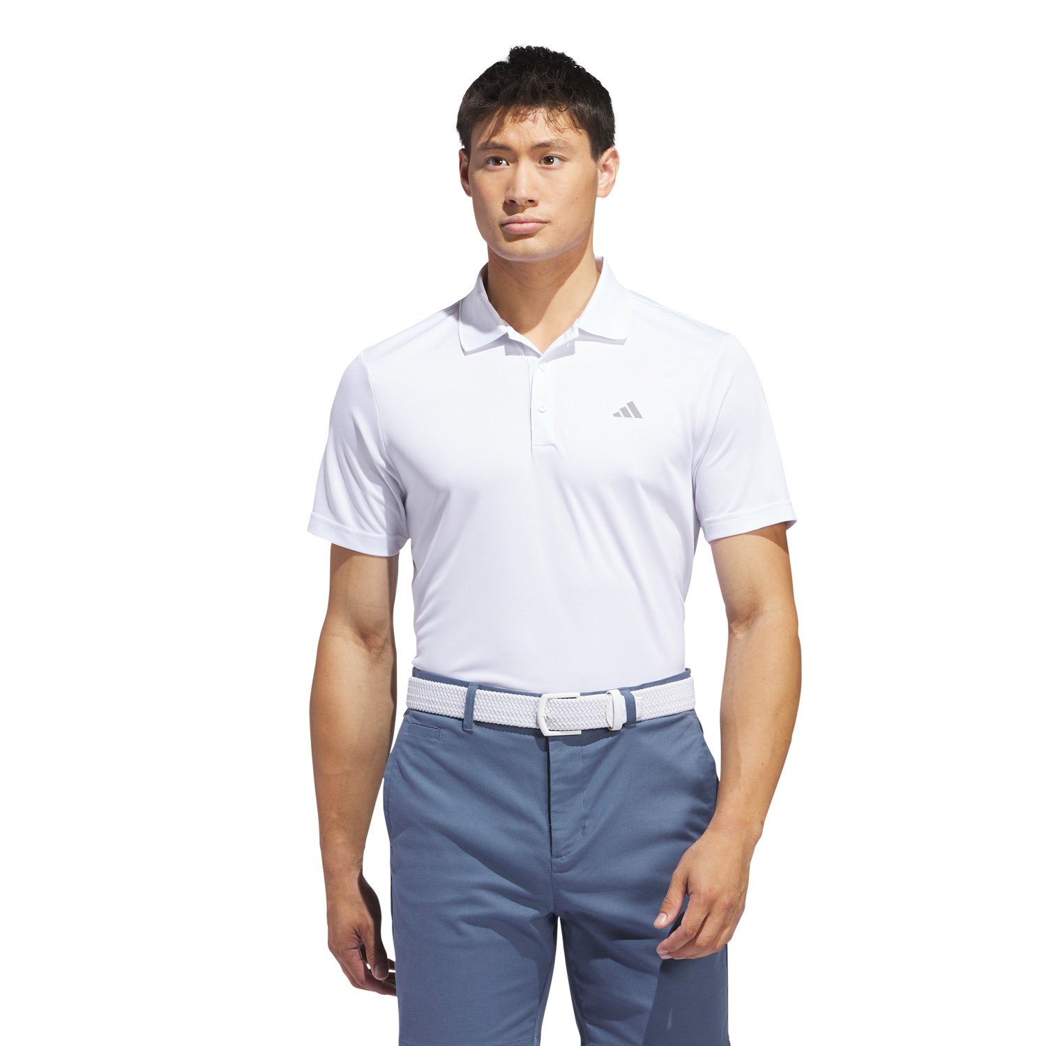 Adi Performance Polo Shirt White Adidas